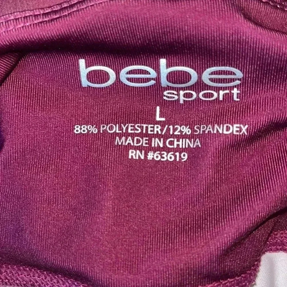 BeBe Sport Capri Leggings~Size Large - Picture 6 of 6